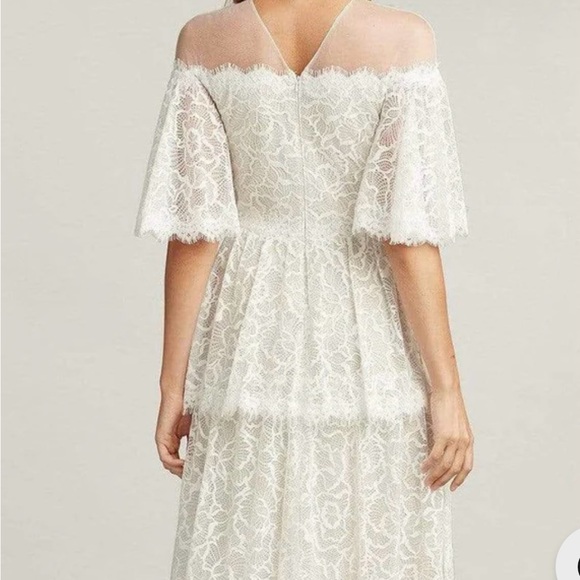 Tadashi Shoji  Off-The-Shoulder Lace Dress - Picture 3 of 15